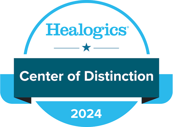Healogics Center of Distinction badge
