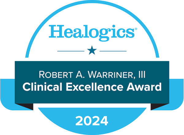 Healogics Clinical Excellence Award badge