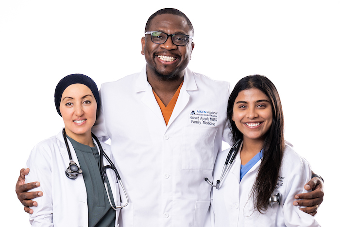 Three family medicine and internal medicine physicians