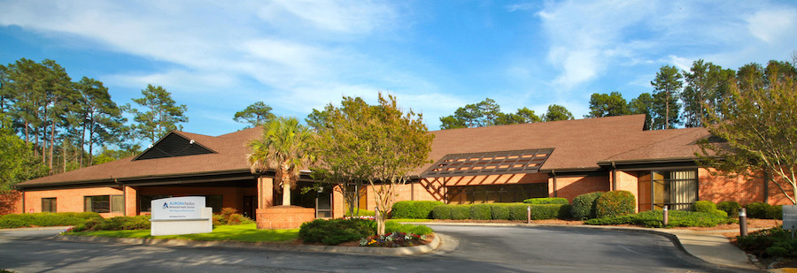 Front entrance of Aurora Pavilion Behavioral Health Services